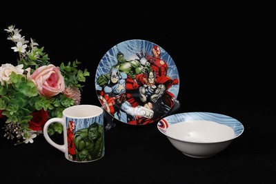 Sett ta' Dinnerware tal-Cartoons taċ-ċeramika